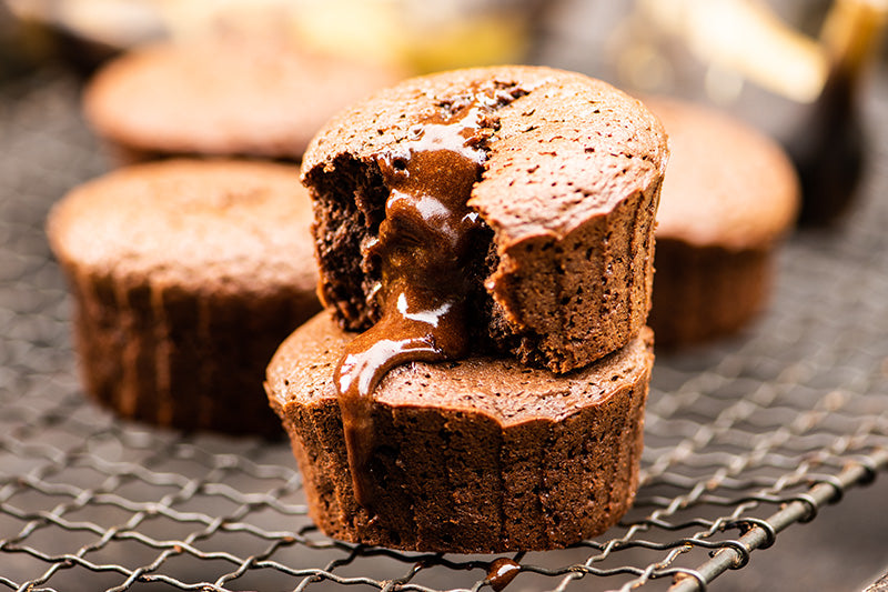 Recept van de week 5: Warme lava cakejes met gepofte banaan