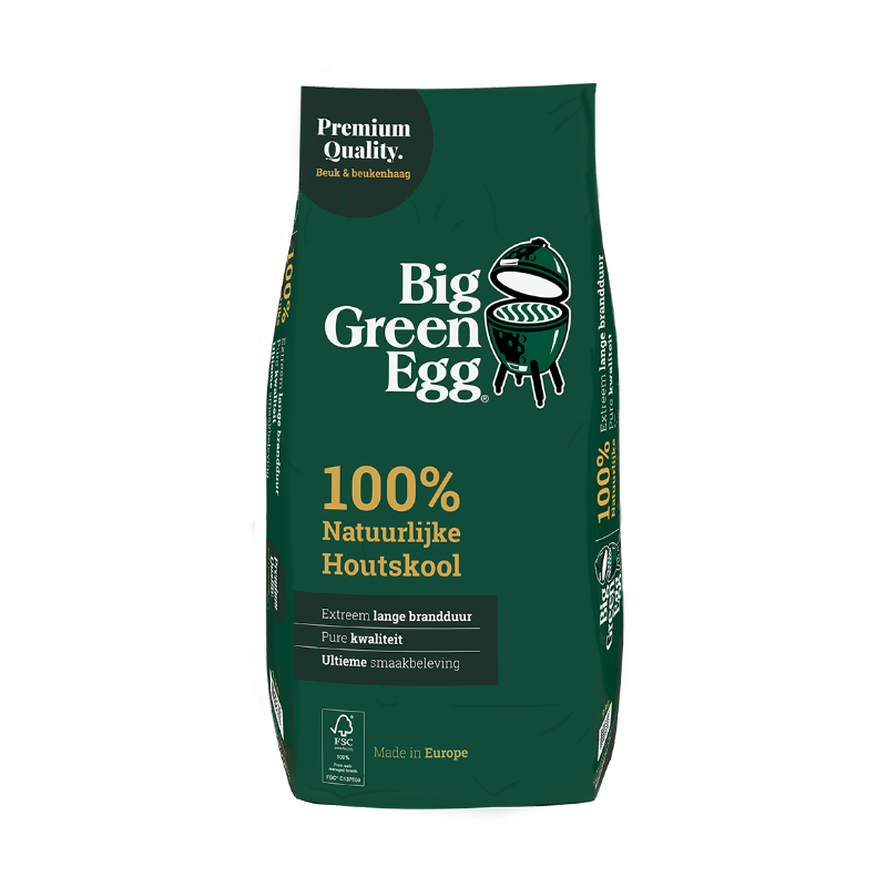 Premium organisch lump Big Green Egg houtskool